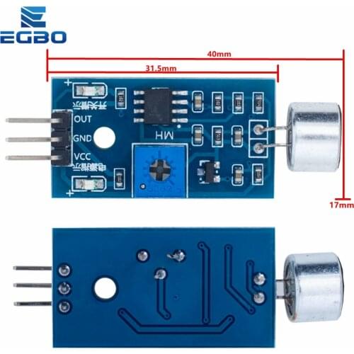 3pin Voice Sound Detection Sensor Module Intelligent Smart Vehicle Robot Helicopter Airplane Aeroplane Car for arduino DIY KIT