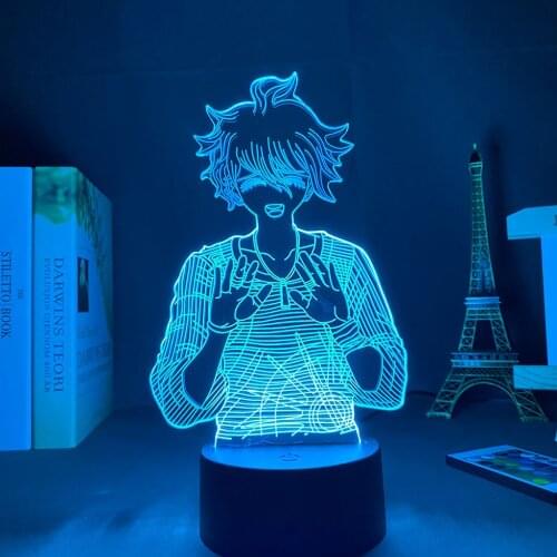 Anime Lamp Danganronpa V3 Lamp With Sensor Rantaro Amami Cute Room Decor Lighting Will Of Holidays