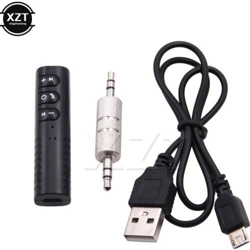 1pcs for Car Wireless Bluetooth 3.5mm Jack Audio Music Receiver Stereo Speaker Aux Hands Free Kit Headphone for Speaker Adapter