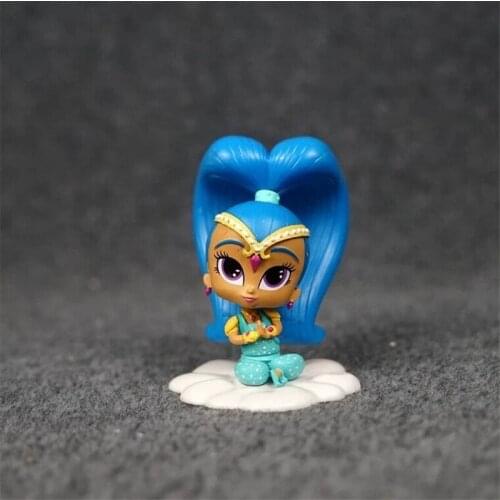 Disney shimmer and shine 8.5cm Mini Figure Toy model for kids Gifts