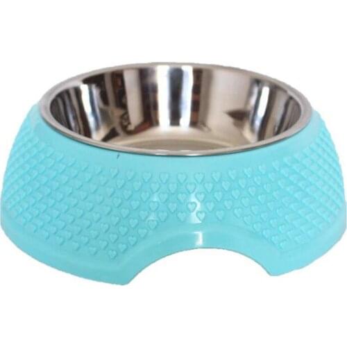 Double Layer Pet Cat Dog Bowl Bottle Food Container Storage Water Feeding Anti Slip Dog Bowl Water Dish Feeder Dispenser