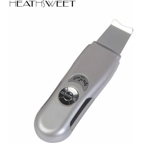 Healthsweet Ultrasound Skin Scrubber Ultrasonic Face Cleaner Galvanic Ion Exfoliator Spa Beauty Massager Facial Lifting Machine