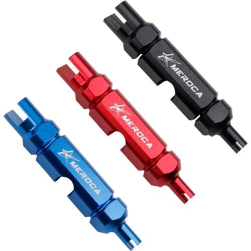 Bicycle 3-in-1 Valve Removal Tool Bicycle Tire Nozzle Wrench For Schrader Presta Bike Tools
