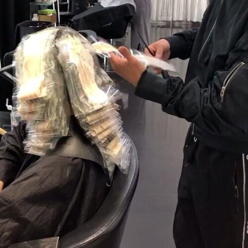 Hair Coloring Meche Sheets Reusable Hair Color Foil Alternative Hair Dye Paper Balayage Tools Highlight Paper Hair Dyeing Tools