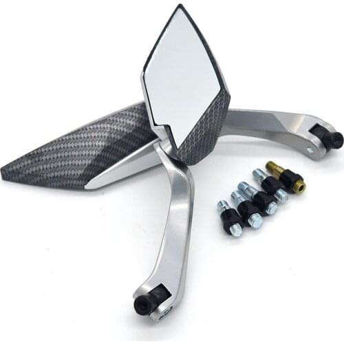 Evomosa Motorcycle Mirror Rearview Mirrors Side Mirror Rear View Mirror Racing For Suzuki Kawasaki Z1000 Z750 ER-6F ER-6N