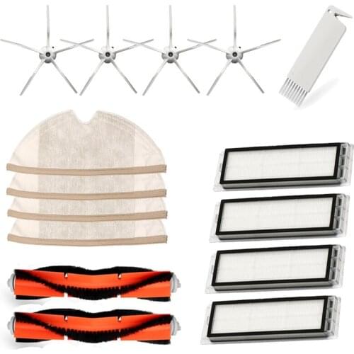 Main roll side brush hepa filter mop cloth for Xiaomi Roborock s5 s6 s5 max s6 max s50 s60 robot vacuum cleaner accessories