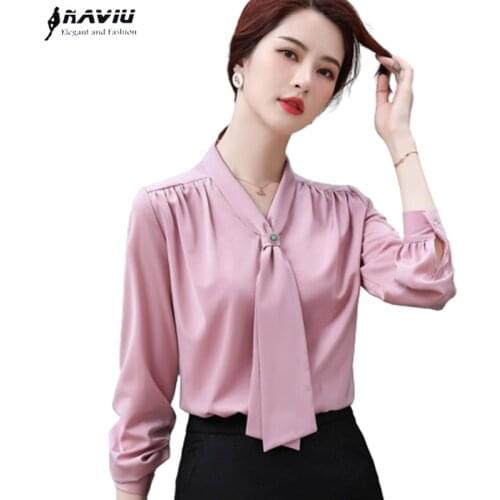 Розовые блузки NAVIU Elegant and Fashion China At AliExpress