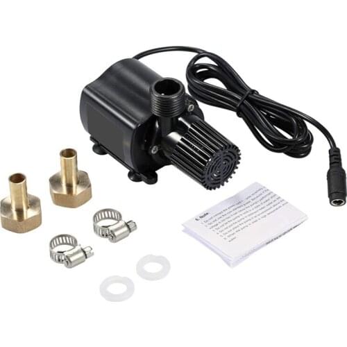 New Miniature Brushless Water Pump DC 12V 5M 800L/H Regulating Motor Fountain Water Pump Circulating Pump