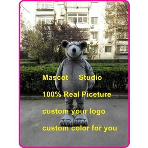 New Grey Rat mascot costume Halloween cosplay Adult Advertising foam costumes free shipping