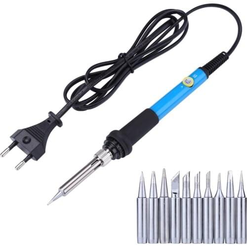 220V 60W Solder Iron Adjustable Temperature Electric Soldering Iron Soldeerbout Soldering Station Welding Tools