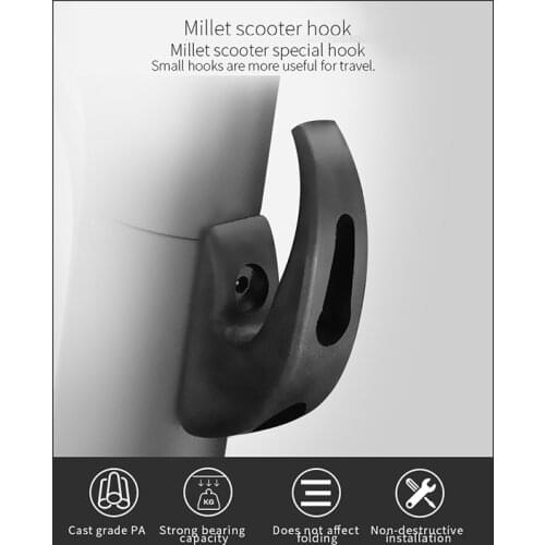 Front Hook Hanger for Xiaomi M365 Pro Scooter Skateboard Storage Tools Hook for Xiaomi Mijia M365 Electric Scooter Accessories