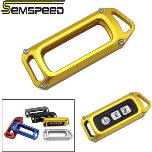 SEMSPEED 2020 New For HONDA PCX 125 PCX125 PCX 150 PCX150 2016-2020 CNC Key Case Cap Shell Bag Colorful Personality Key Cover