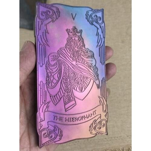 DIY Crafts Game Cards Epoxy Resin Mold Hanging Pendant Casting Silicone Mould