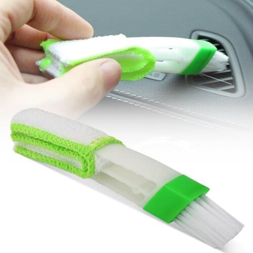 Car styling Car Cleaning Double Side Brush for Fiat grande punto 500 Jeep Renegade Peugeot 307 407 308 207 208 508 2008 3008