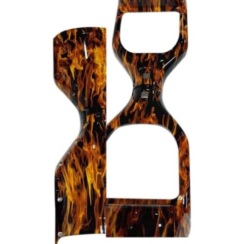TSAUTOP 1m x 10m Hydro Dipping Foil Water Soluble Decoration Film Flam Design Aqua Printing Film WDF133-1