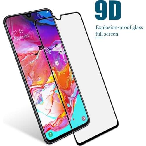 Screen Protector for Samsung A7 A3 Protective Glass for Samsung Galaxy A9 A8 Plus A7 A6 Plus Fulll Coverage HD Film
