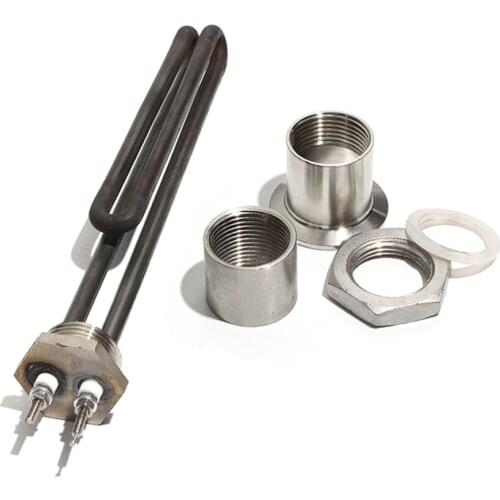 1 Inch BSP/DN25 Thread Solar Water Heating Element with Accessories 110V/220V/380V 1KW/2KW/3KW/4KW with Green Oil Handling