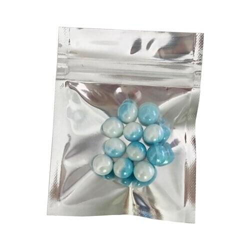 10g 10 mm Blue&White Gradient Color Beads Edible Pearl Sugar Balls Fondant Cake Baking Silicone Chocolate Decoration Sugar Candy