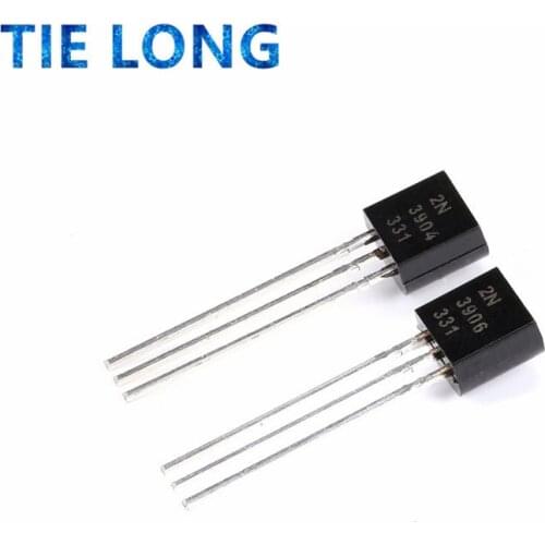 100PCS 2N3904 2N3906 TO-92 TO92 NPN General Purpose Transistor new and original IC