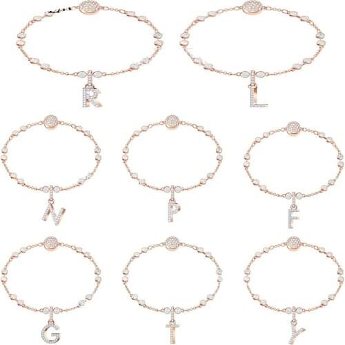 2020 Series Exquisite Fashion Beaded 26 Letters R L N P F G T Bracelets Diy For Women Jewelry