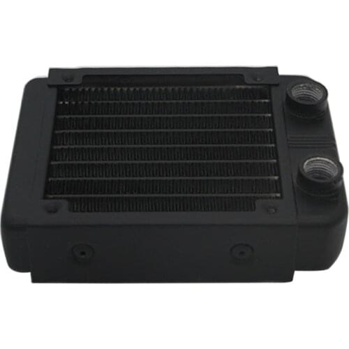 8 Pipe Aluminum Heat Exchanger Radiator for PC CPU CO2 Water Cool System Computer G1/4" Aluminum Radiator with Tube