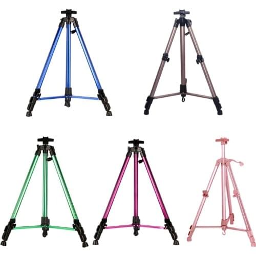 Aluminum Alloy Easel Small Hand-cranked Portable And Height-adjustable Tripod