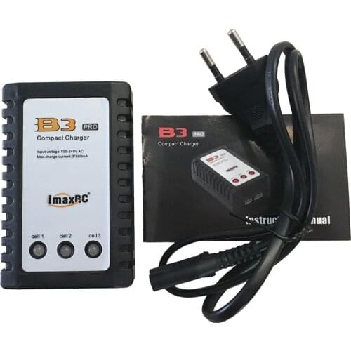 Imax B3 PRO RC Balance Charger With US EU UK AU Optional For 2s-3s 7.4V 11.1V Lithium LiPo Battery + EU US UK AU Power Supply