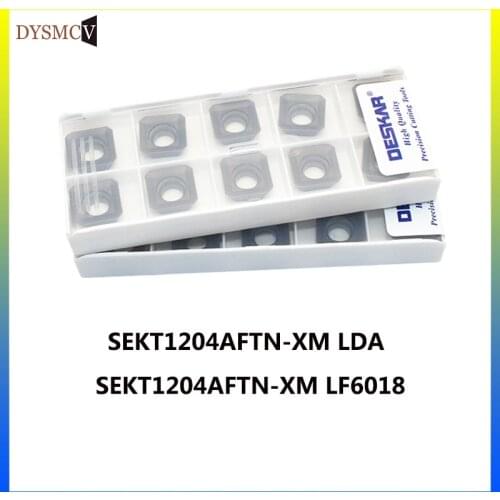 DESKAR 100% original CNC milling cutter SEKT1204AFTN-XM LF6018 SEKT1204AFTN-XM LDA lathe machining stainless steel turning tool