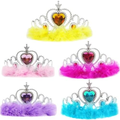 Elsa Princess Childrens Toys Birthday Gift Party Crown Frozen Baby Magic Stick Headband Cosplay Sofia Girls Hair Accessories