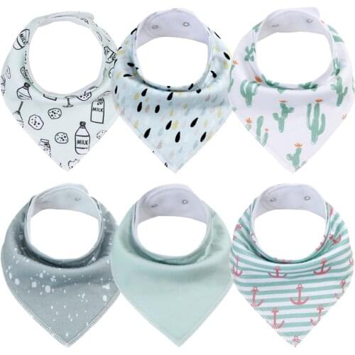 Baby Bandana Drool Bibs for Boys and Girls,Super Soft Unisex 100% Organic Cotton Bibs Baby Shower Gift Sets Newborn Saliva Towel