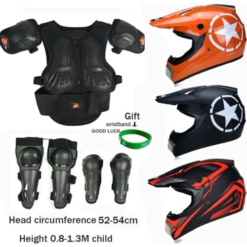 With gift Children Motocross full Body Protect Armor DH MX Mountain Bike Kids MTB Cycling dirt bike atv Armour suits
