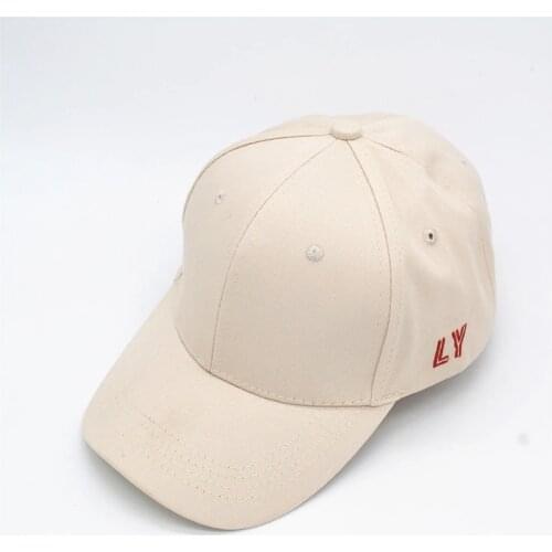 Kpop Concert Same Cotton Cap LY Embroidery Top Quality Elastic Cap Fashion Hip Pop Hat