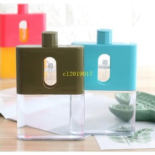 Korean creative paper portable men and women trend square flat cup