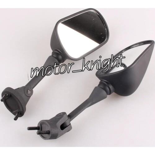 Left & Right Rear Wing Mirrors For Kawasaki Ninja ZX6R 05-08 & ZX10R 04-08 Black