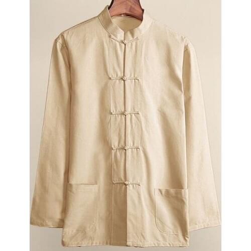 13color cotton tang suit male martial arts lay meditation tai chi shirts wing chun kung fu uniforms blue/black/green/red/gray