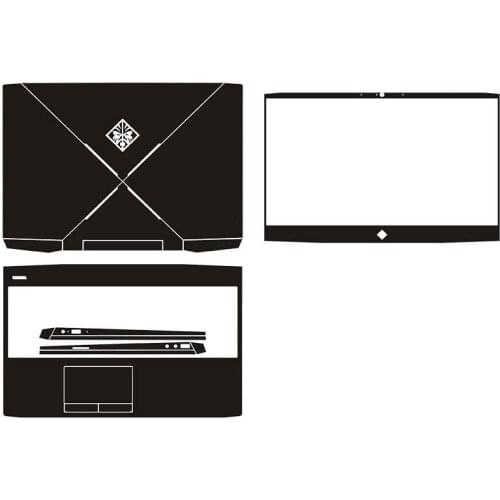 Laptop Carbon fiber Skin Sticker Cover For HP Omen 15 DC0051nr dc0075TX dc0015 dc0049 dc0020nf dc0014 dc0110tx dc0003na dc0001ng