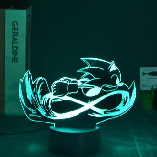 Acrylic 3D Desk Lamp League of Legends LED Night Light Gaming Room Nightlight Color Change Birthday Gift Smart Phone Control