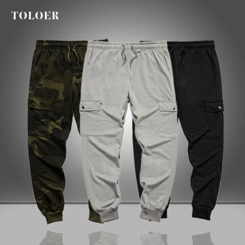 2021 New Mens Casual Pants Mid Waist Camouflage Sports Pants Men Sweatpants Fashion Sportswear Full Length Male Jogging Pants