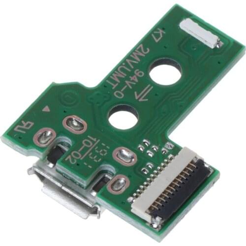USB Charging Port Board With 12 Pin Flex Cable For JDS-030 PS4 Controller