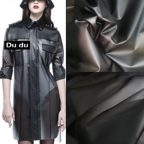 50x137CM Translucent TPU Grind arenaceous Film Fabric Waterproof clothing Bag Fabric Creative Waterproof Film Fabric DIY