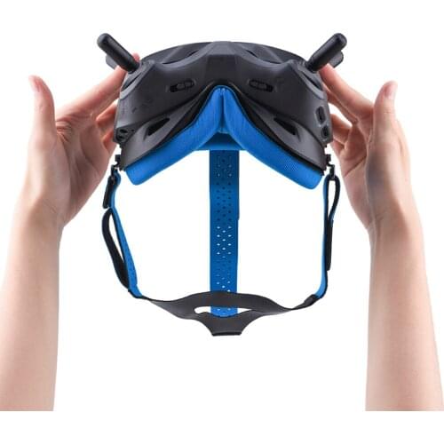 Adjustable Head Strap Band Eye Pad for DJI FPV Goggles V2 Face Plate Replacement for DJI FPV Combo Goggles Accessory Skin-Friend