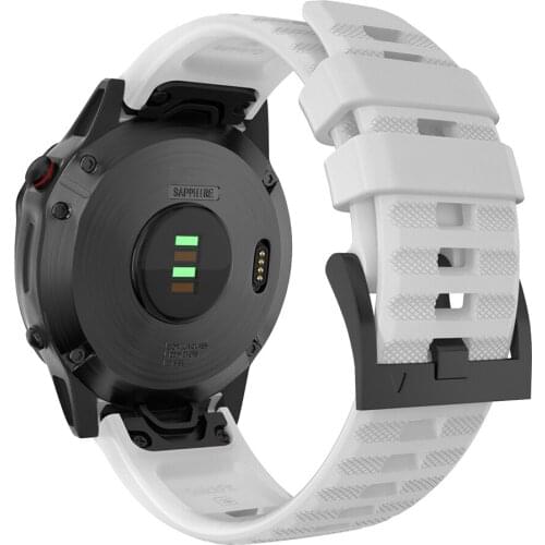 Durable Silicone Adjustable Watchband Replacement Wrist Strap Belt Smart Electronics Accessories for Garmin Fenix 6X 26mm