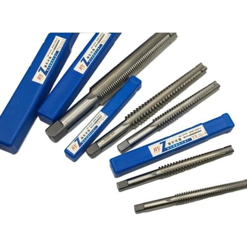 1PCS TR8 TR10 TR12 TR14 TR16 TR18 TR20 TR22 TR24 T25 TR26*2/3/4/5 Trapezoidal HSS Left Hand Thread Tap.T type screw thread