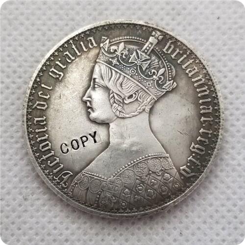 United Kingdom 1 Crown - Victoria COIN COPY commemorative coins-replica coins medal coins collectibles