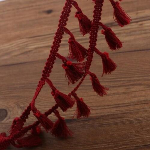 1 yards of lace, cotton braid, brushes, national style, Latin costume, stage costumes and curtain decoration