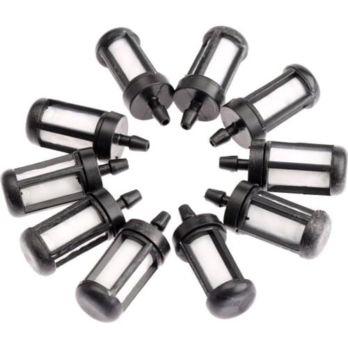 10 Pcs/lot Replacement Strimmer Trimmer Brush Cutter Fuel Hose Pipe With Tank Filter For STIHL FS120 FS200 FS250 FS300