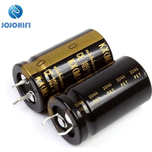 2pcs 100UF 400V 20x35mm KX Series Nichicon Pitch 10mm 400V/100uf Audio Switching Power Supply Electrolytic Capacitor