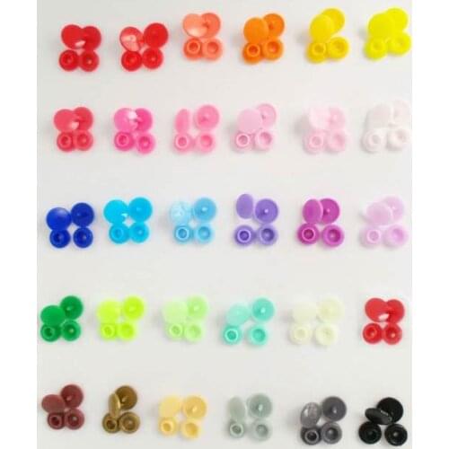20 Sets 30 Colors baby Resin Snap Buttons Plastic Snaps Clothing accessories Press Stud Fasteners Clothes Sewing Accessories