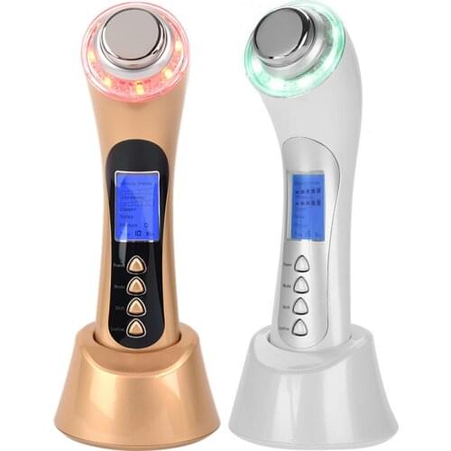 5 in 1 Ultrasonic Beauty Machine Nano Photon Therapy Massager Skin Care Anti-aging Wrinkle Removal Skin Rejuvenation Machine