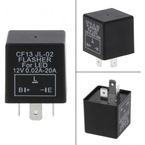 55% Dropshipping!!Universal Adjustable Turn Signal Light Blinker Flasher Relay for Car Motorcycle